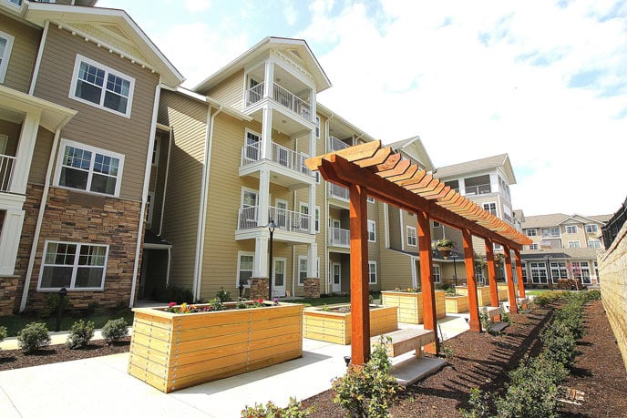 Exterior view of Ivy Creek Gracious Retirement Living