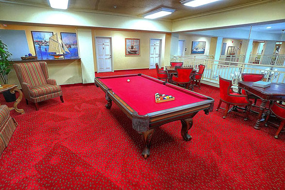 The game room at Ivy Creek