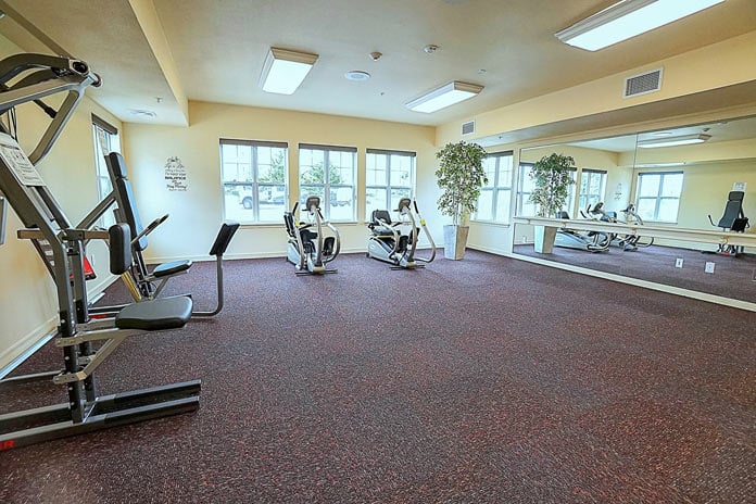 The fitness center at Ivy Creek