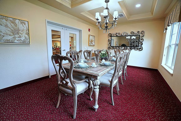 The dining room at Ivy Creek